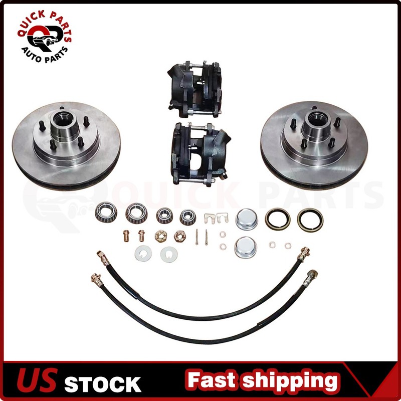 Squarebody Disc Brake Spindle Components 1.25″ Rotor 5 Lug For 1973-87 Chevy C10