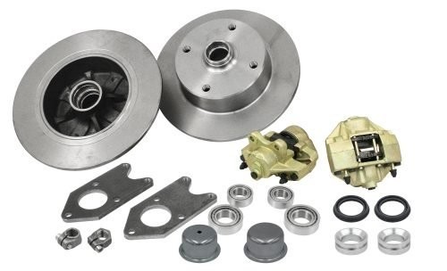 EMPI Bug/Ghia 54-65 Front Disc Brake Kit, 4×130 Lug Pattern, 22-2986-0