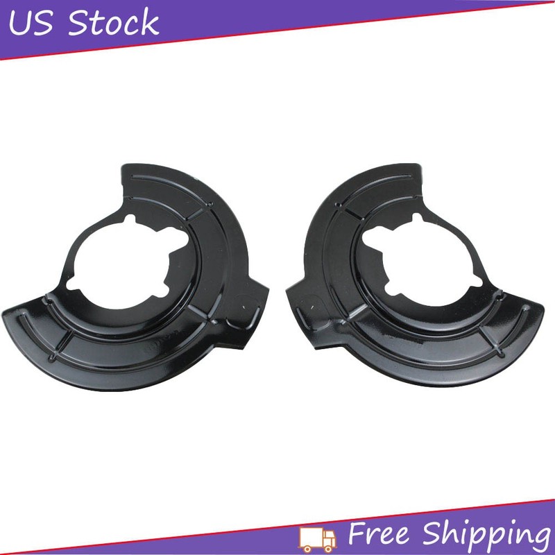Front Left+Right Brake Disc Backing Plate For 2007-17 Wrangler 2018 Wrangler JK