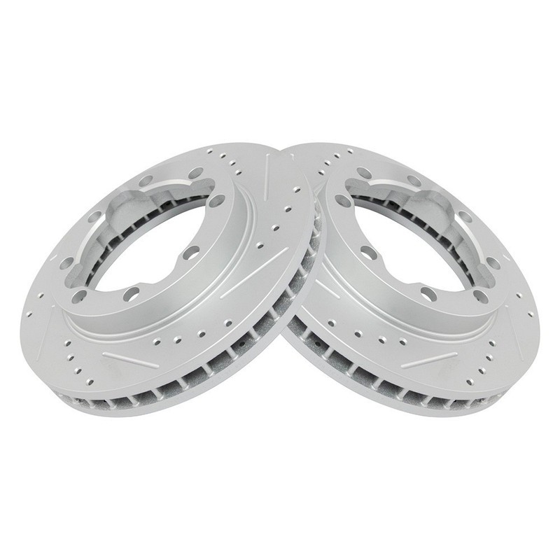 TRQ BRA74682 Disc Brake Rotors For Dodge Ram 3500 1994-1999 Front