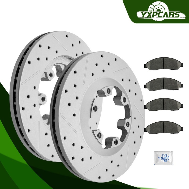 280mm Front Disc Rotors Ceramic Brake Pads for Colorado GMC Canyon Isuzu I-290