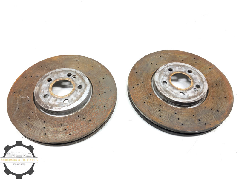 2015-2026 MERCEDES GLA35 GLA45 AMG FRONT BRAKE DISC ROTOR SET X2 OEM #NOTES