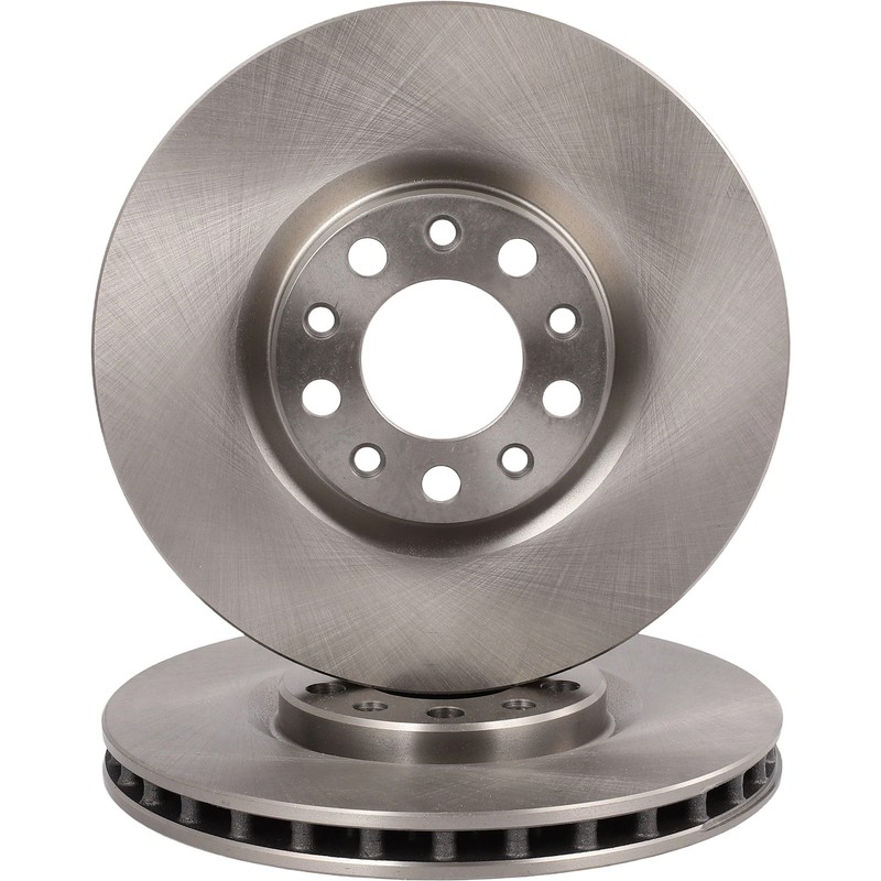 For 17-21 Fiat 500X Jeep Compass Renegade Front Brake Ceramic Pads Solid Rotors gallery