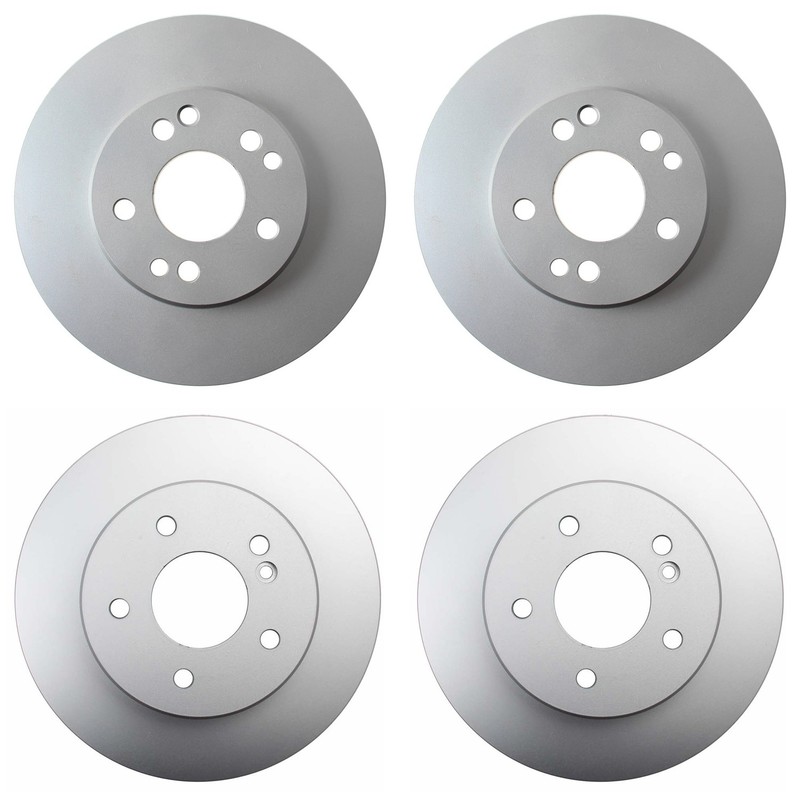 Hella Front 294mm and Rear 290mm Brake Rotors Kit For W124 300TE E320 Base Wagon