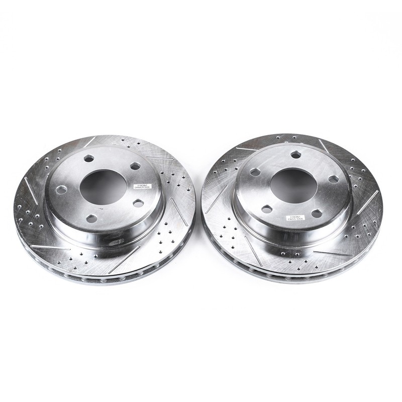 PowerStop AR8763XPR Disc Brake Rotor Set For 05-11 Dakota Raider gallery