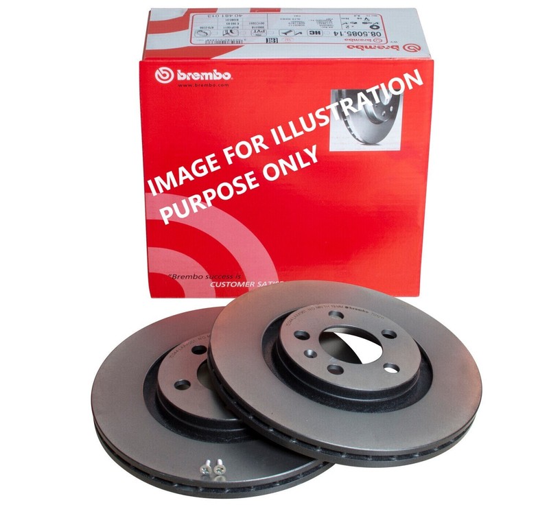 BREMBO FRONT Brake Discs 280 mm INTERNALLY VENTED REAR 240 mm Solid