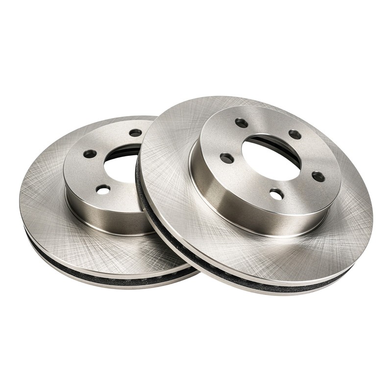 Front Vented Brake Rotors Rust Preventative For 2002-2007 Jeep Liberty Set of 2 gallery