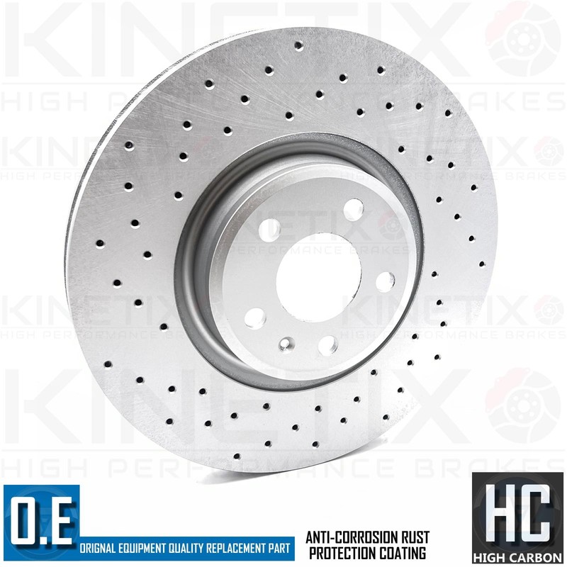 FOR AUDI A6 A7 A8 30 TDI FRONT DRILLED BRAKE DISCS BREMBO PADS SENSORS 350mm gallery