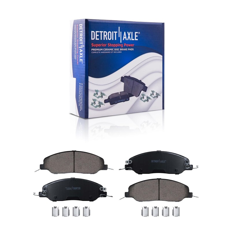 5-Lug Front & Rear Brake Pads Rotors for 2011 2012 2013 2014 Ford Mustang gallery