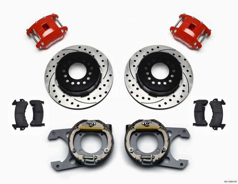 Wilwood D154 Pro-Series Rear Disc Brake Kit for Chevy C10 & GMC C15 Pickups