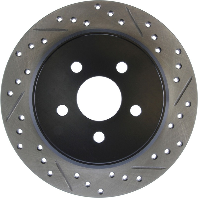 Stoptech Rear Driver Side Disc Brake Rotor for PT Cruiser, Neon (127.63054L)