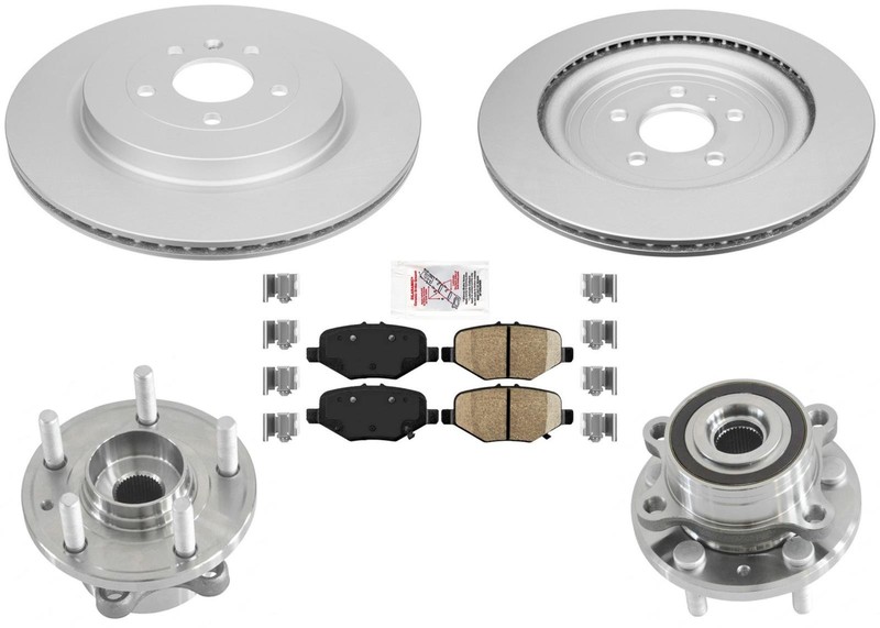 GEO Performance Brake Rotors & Pads Fits Ford Explorer 2013-2019 Police Option