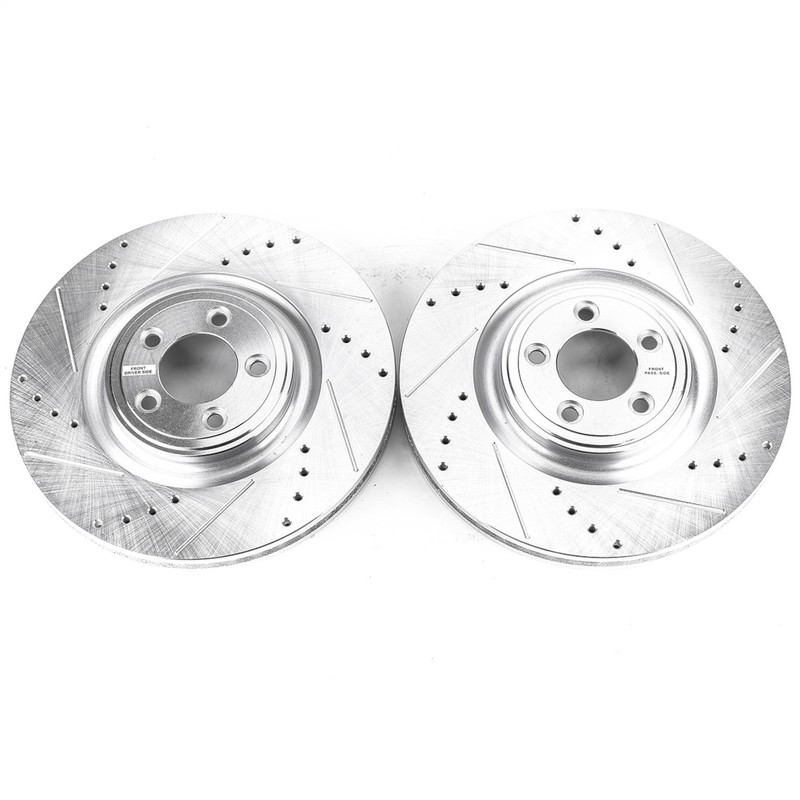 PowerStop EBR1083XPR Disc Brake Rotor Set For Select 06-21 Jaguar Models