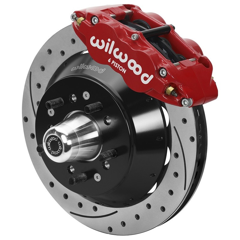 Wilwood 140-10220-DR FNSL6R 12.88 Front Disc Brake Kit,70-73 Fits Ford/Merc