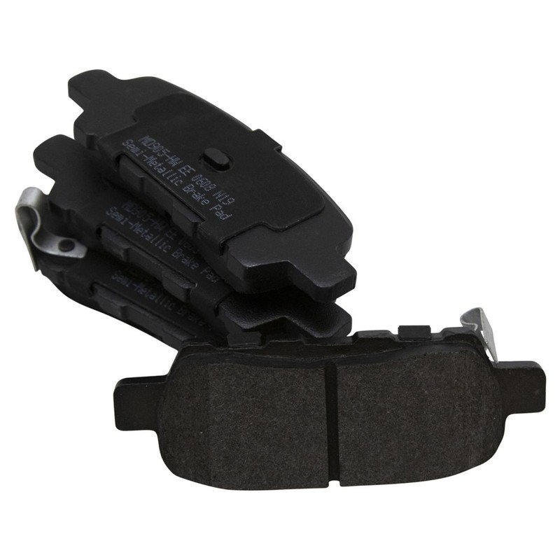 TRQ Front Rear Posi Metallic Brake Pad & Performance Drilled Slotted Rotor gallery