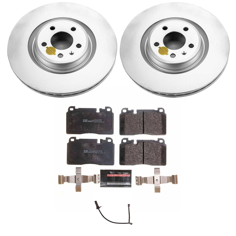 ESK7073 Powerstop Brake Disc and Pad Kits 2-Wheel Set Front for Audi Q5 13-17 gallery