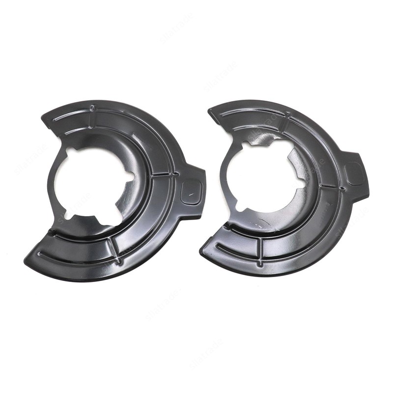 2Pcs Left & Right Side Fit For 2007-2018 Jeep Wrangler Black Brake Dust Shield gallery