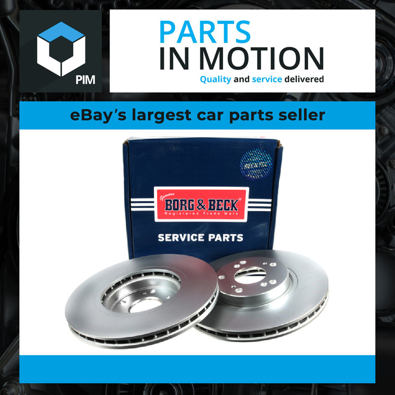 2x Brake Discs Pair Vented Front 300mm BBD4593 Borg & Beck Set 45251S9AE50 New
