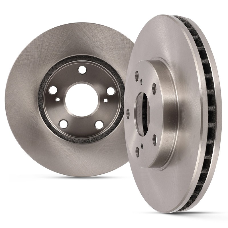 Front 2X Brake Rotor Vented Solid Fits Toyota For Camry 1992 - 2004 2005 2006 gallery
