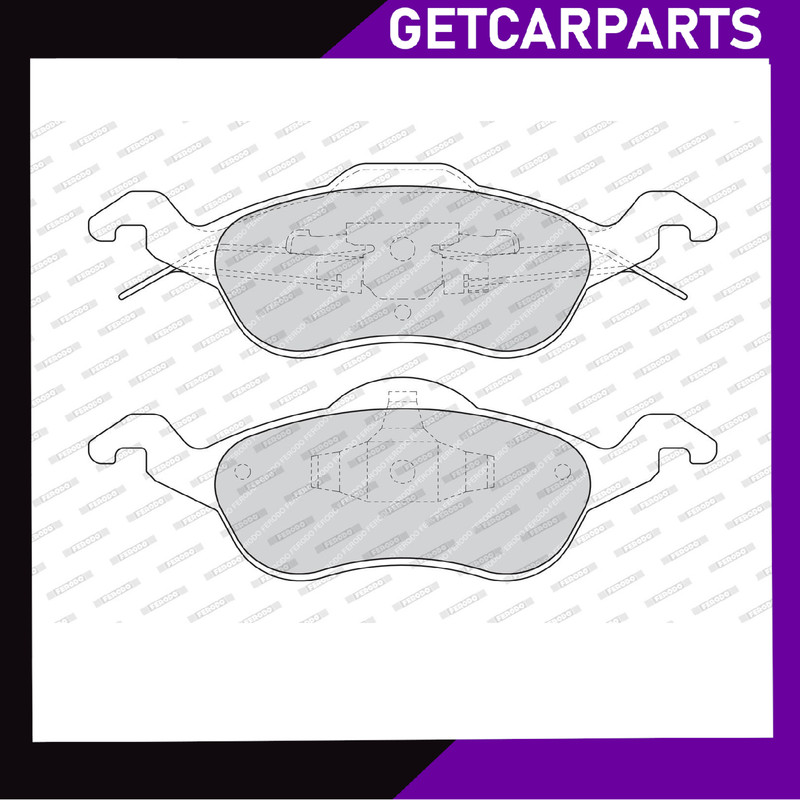 Front Vented Brake Discs/Pads Fits Ford Focus Estate 1999-2007 1.4/1.6/1.8/2.0 gallery