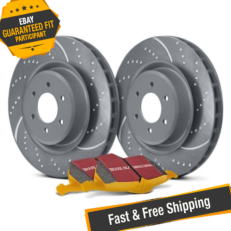 EBC Stage 5 Super Street Dimpled & Slotted Brake Kit for 04-06 Audi TT Quattro