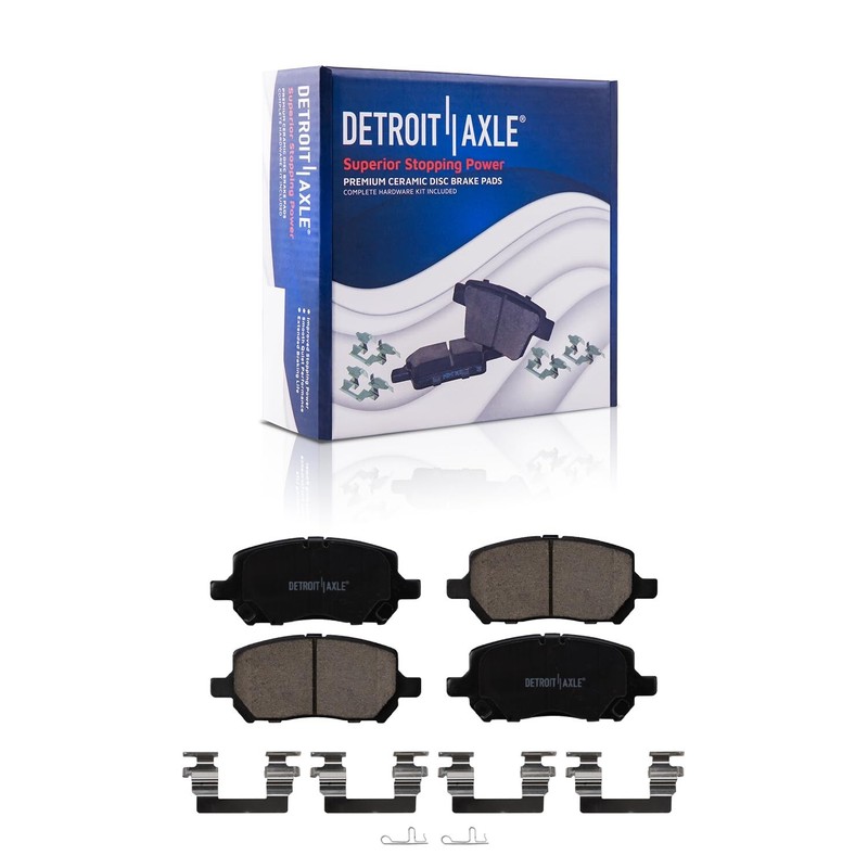Front Drilled Slotted Rotors & Ceramic Brake Pads for 2003 - 2010 Pontiac G5 Ion gallery