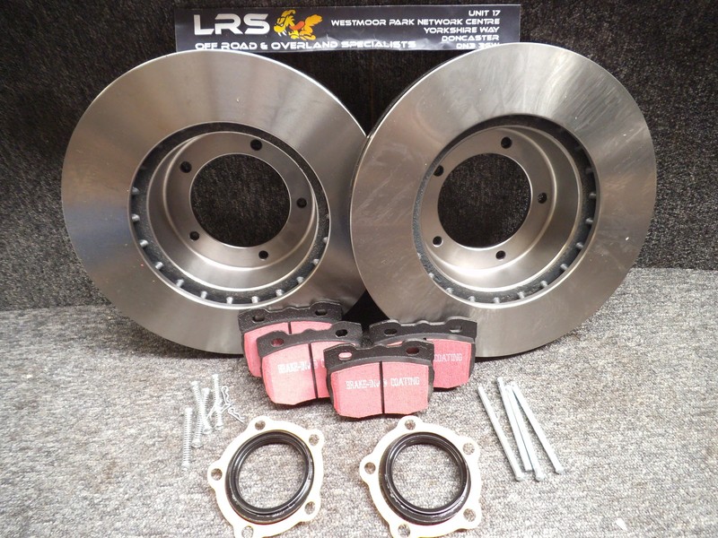 LAND ROVER DEFENDER 90 110 FRONT VENTED BRAKE UPGRADE KIT gallery