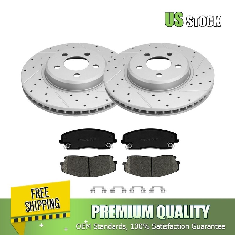 Front Disc Rotors Brake Pad for Dodge Challenger Charger Chrysler 300