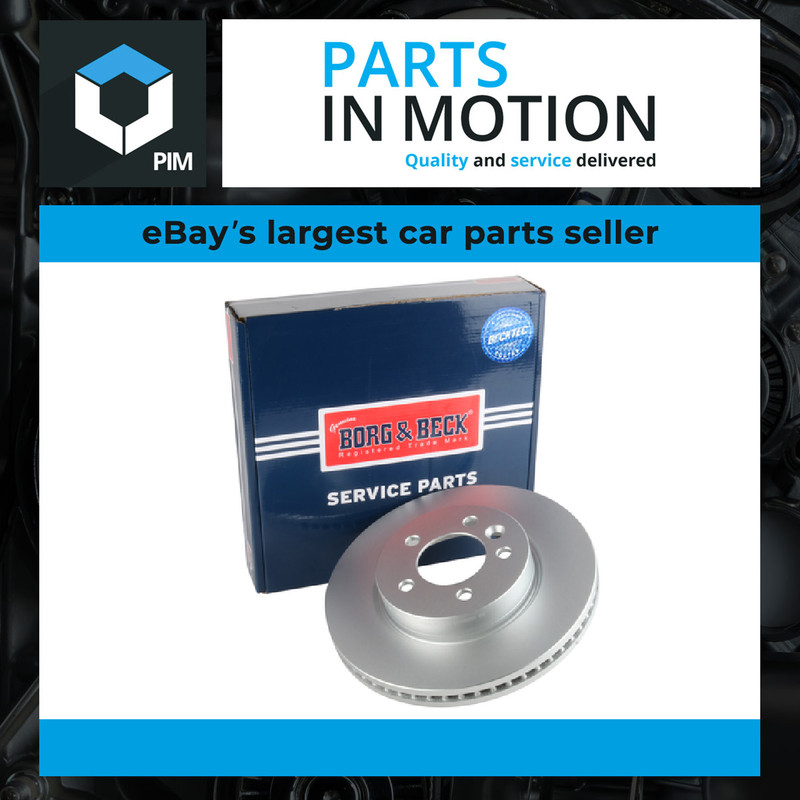 2x Brake Discs Pair Vented Front 317mm BBD5931S Borg & Beck Set SDB000601 New