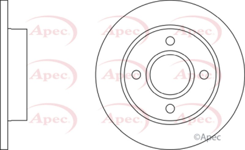 Fits Ford Ka 1996-2008 Fiesta 1995-2000 GCP Front Brake Disc 1013581 gallery