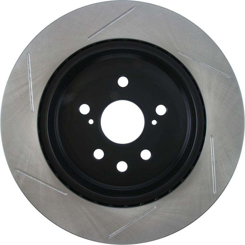 StopTech Sport Slotted 1-Piece Rear Brake Rotor for 16-19 Lexus IS300 gallery