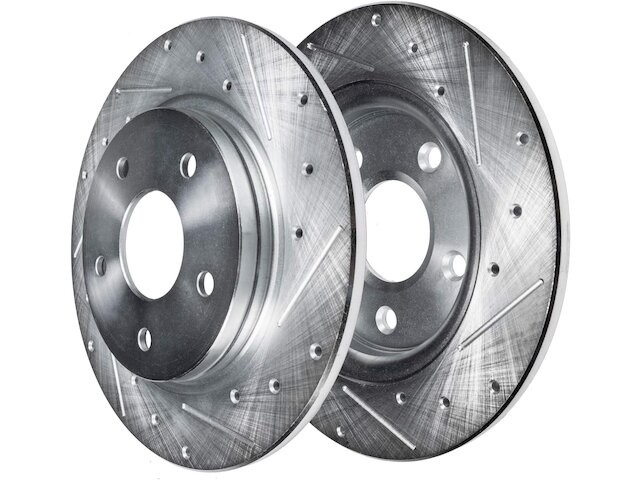 Rear Detroit Axle Brake Rotor Set fits Genesis G80 2021-2023 39FWVT