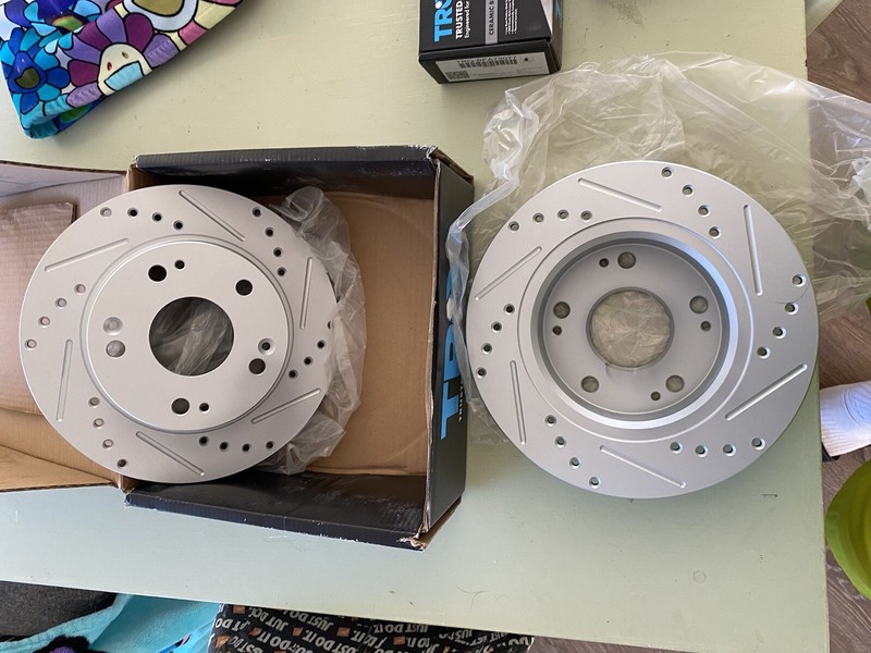 AcuraTSX RearDriverPassenger Side 2 Performance Brake Rotor Set TRQ Performance gallery