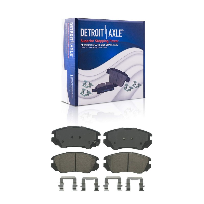 Front Disc Rotors Brake Pads +24pc Wheel Lugnut w/keys for Malibu Impala Equinox gallery