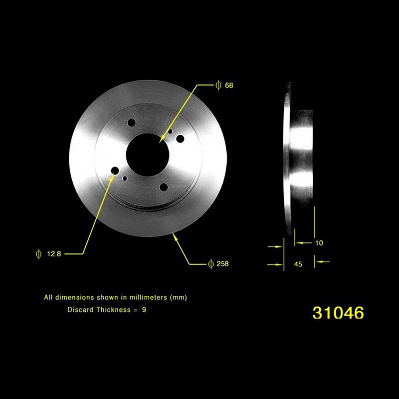 Rear Disc Brake Rotors Brake Pads Kit fits INFINITI G20 Nissan Sentra gallery