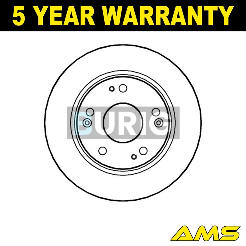 Fits Honda Accord 2003-2008 2.0 2.4 2.2 TDi Brake Disc Rear AMS #1