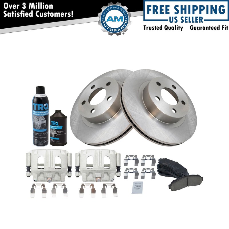 Front Brake Pad & Rotor Kit Fits 2001-2011 Ford 2003-2009 Mazda