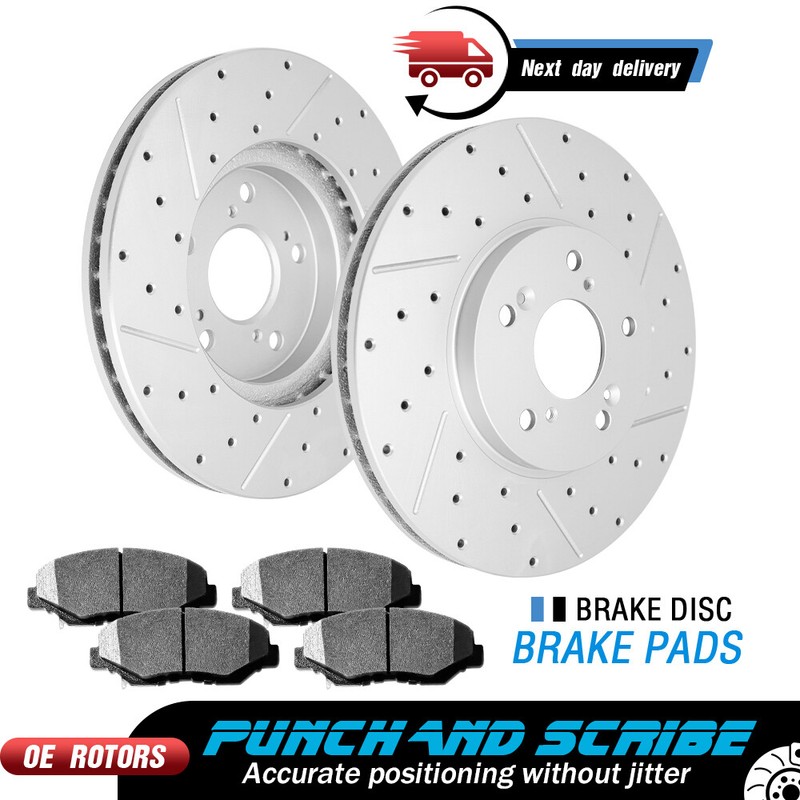 Front Disc Brake Rotors & Pads for 2003 – 2005 2006 2007 2008 Honda Pilot