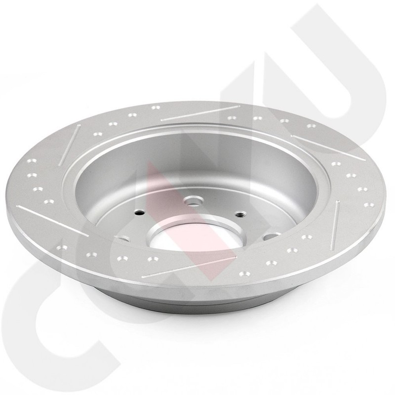 Fits Honda Civic Del Sol Hatchback Front And Rear Brake Rotors Drilled & Slotted gallery