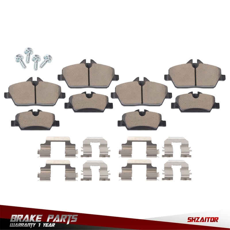 Front & Rear Drilled Brake Rotor & Brake Pads 2015-2016 For Mini Cooper F56/ F57 gallery