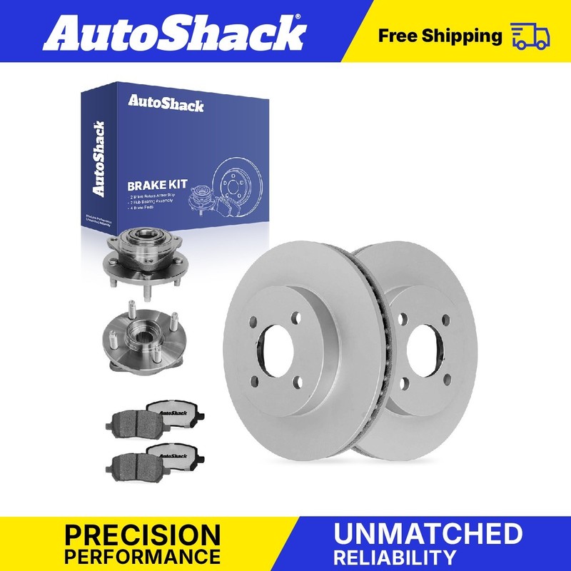 Front Brake Rotors Ceramic Pads Hubs for Chevrolet, Cobalt 2005-2010