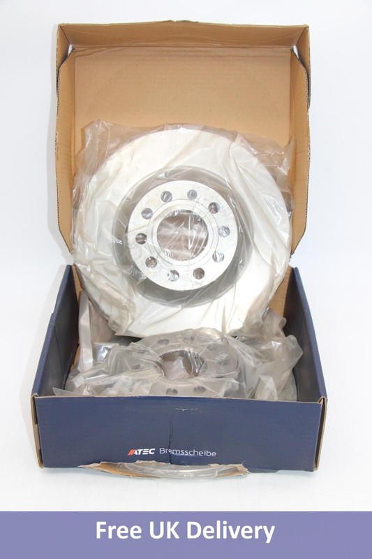 2 x Atec Solid Rear Brake Disks 302mm Audi A6 4F C6 2004-2011 5 x 112mm 10602468