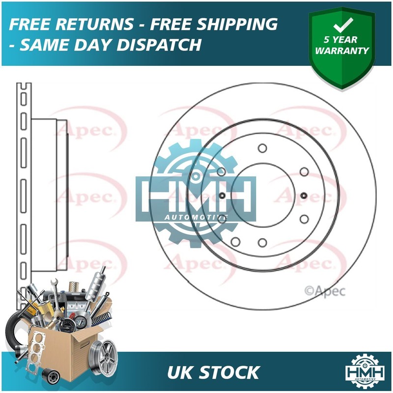 Fits Mitsubishi Shogun Pajero 3.2 D TD 3.8 Brake Disc Rear Poppy 4615A037
