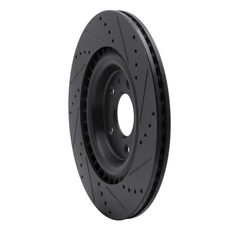 DFC Rear Left Drilled & Slotted Brake Rotor for Audi A6 Allroad 2012 gallery