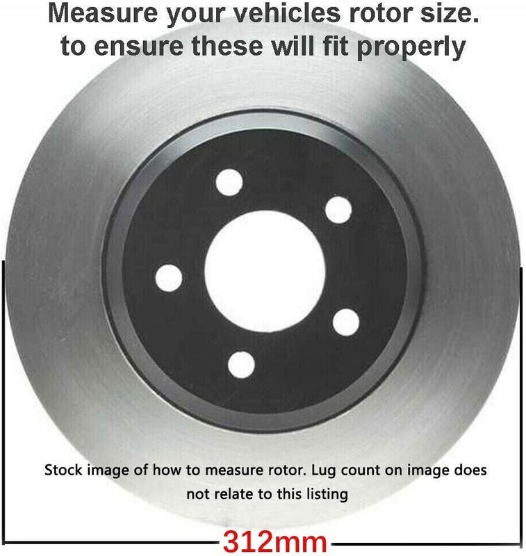 5-Lug Front Brake Rotors for 2003 2004 2005 2006 Mercedes-Benz E500 gallery