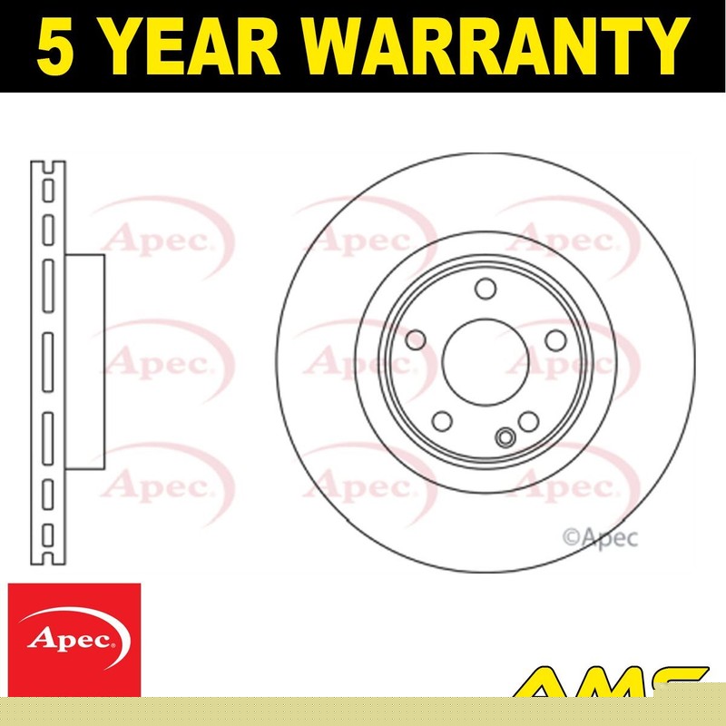Fits Mercedes A-Class GLA CLA B-Class 2.0 Electric Brake Disc Front Apec