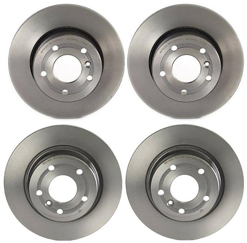 Brembo Front Rear Brake Disc Rotors 297 304mm Kit for Land Rover Discovery 99-04