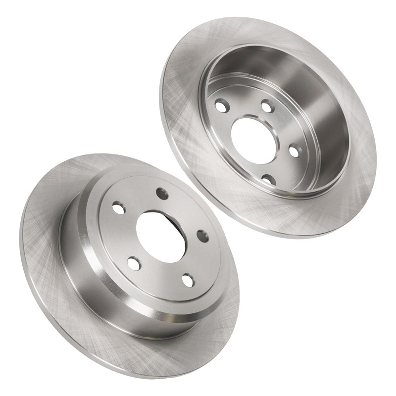 Brake Rotors Rear Solid Fits 2007-2017 Jeep Wrangler 2018 Jeep Wrangler & JK gallery