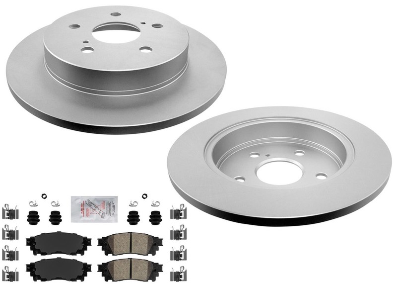 Coated Disc Brake Rotors & Brake Pads for Toyota Camry TRD Racing 2020 2021 2024