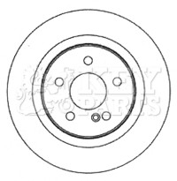 2x Brake Discs Pair Solid fits MERCEDES C200 S204, W204 2.1D Rear 07 to 09 300mm gallery